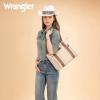 image:imageWrangler Distressed Tote Bag for Women Western Braided Purse Multi Pockets Handbags and Shoulder BagRterobeige