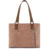 image:imageWrangler Distressed Tote Bag for Women Western Braided Purse Multi Pockets Handbags and Shoulder BagRterodeep Pink