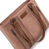 image:imageWrangler Distressed Tote Bag for Women Western Braided Purse Multi Pockets Handbags and Shoulder BagRterodeep Pink