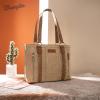 image:imageWrangler Distressed Tote Bag for Women Western Braided Purse Multi Pockets Handbags and Shoulder BagRterotan