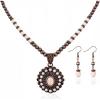 Oval Concho-White Turquoise