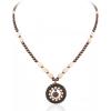 Round Concho-White Turquoise