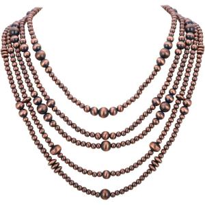 image:imageRustic Coutures Western Turquoise Necklace Jewelry for Women Cowgirl Vintage NecklaceFBronze