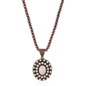 image:imageRustic Coutures Western Turquoise Necklace Jewelry for Women Cowgirl Vintage NecklaceLWhite