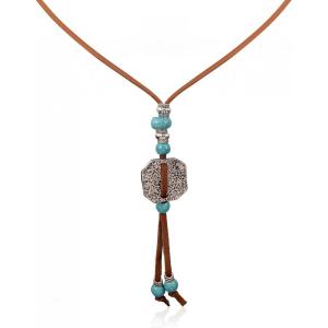 image:imageRustic Coutures Western Turquoise Necklace Jewelry for Women Cowgirl Vintage NecklaceY ShapedTurquoise