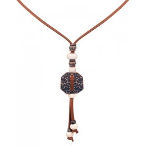 image:imageRustic Coutures Western Turquoise Necklace Jewelry for Women Cowgirl Vintage NecklaceY ShapedWhite Turquoise