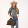 image:imageRetro Y2K Handbag Leopard Belt Tote Bag for Women with Crossbody StrapCoffee