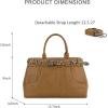 image:imageRetro Y2K Handbag Leopard Belt Tote Bag for Women with Crossbody StrapKhaki