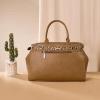 image:imageRetro Y2K Handbag Leopard Belt Tote Bag for Women with Crossbody StrapKhaki