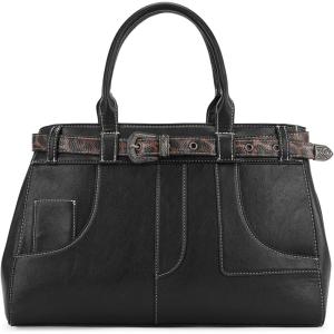 image:imageRetro Y2K Handbag Leopard Belt Tote Bag for Women with Crossbody StrapBlack
