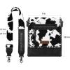 image:imageMontana West Crossbody Bags for Women with Dual Compartments Western Cross Body Purse with Leopard Print Guitar StrapBcowbk