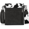 image:imageMontana West Crossbody Bags for Women with Dual Compartments Western Cross Body Purse with Leopard Print Guitar StrapBcowbk