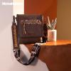 image:imageMontana West Crossbody Bags for Women with Dual Compartments Western Cross Body Purse with Leopard Print Guitar StrapCoffee