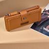 image:imageMontana West X Wrangler Womens Wallet Bifold Ladies Female Large Capacity Wallet Minimalist Card Cases Money Organizer RFID Blocking Wallet with ID Window and Zipper PocketBrown
