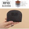 image:imageMontana West Wrangler Small Keychain Wallet for Women RFID Blocking Credit Card Holder Floral Tooling Coin Purse Coffee WG338W1021CFA Floral Black