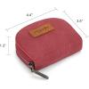 image:imageMontana West Wrangler Small Keychain Wallet for Women RFID Blocking Credit Card Holder Floral Tooling Coin Purse Coffee WG338W1021CFA Floral Burgundy