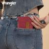 image:imageMontana West Wrangler Small Keychain Wallet for Women RFID Blocking Credit Card Holder Floral Tooling Coin Purse Coffee WG338W1021CFA Floral Burgundy