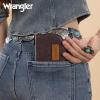 image:imageMontana West Wrangler Small Keychain Wallet for Women RFID Blocking Credit Card Holder Floral Tooling Coin Purse Coffee WG338W1021CFA Floral Coffee