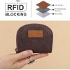 image:imageMontana West Wrangler Small Keychain Wallet for Women RFID Blocking Credit Card Holder Floral Tooling Coin Purse Coffee WG338W1021CFA Floral Coffee
