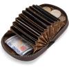 image:imageMontana West Wrangler Small Keychain Wallet for Women RFID Blocking Credit Card Holder Floral Tooling Coin Purse Coffee WG338W1021CFA Floral Coffee