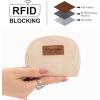 image:imageMontana West Wrangler Small Keychain Wallet for Women RFID Blocking Credit Card Holder Floral Tooling Coin Purse Coffee WG338W1021CFFloral Beige with Keychain