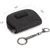 image:imageMontana West Wrangler Small Keychain Wallet for Women RFID Blocking Credit Card Holder Floral Tooling Coin Purse Coffee WG338W1021CFFloral Black with Keychain
