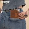 image:imageMontana West Wrangler Small Keychain Wallet for Women RFID Blocking Credit Card Holder Floral Tooling Coin Purse Coffee WG338W1021CFFloral Brown with Keychain