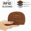 image:imageMontana West Wrangler Small Keychain Wallet for Women RFID Blocking Credit Card Holder Floral Tooling Coin Purse Coffee WG338W1021CFFloral Brown with Keychain