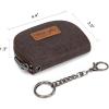 image:imageMontana West Wrangler Small Keychain Wallet for Women RFID Blocking Credit Card Holder Floral Tooling Coin Purse Coffee WG338W1021CFFloral Coffee with Keychain