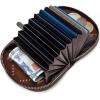 image:imageMontana West Wrangler Small Keychain Wallet for Women RFID Blocking Credit Card Holder Floral Tooling Coin Purse Coffee WG338W1021CFFloral Coffee with Keychain