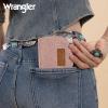 image:imageMontana West Wrangler Small Keychain Wallet for Women RFID Blocking Credit Card Holder Floral Tooling Coin Purse Coffee WG338W1021CFFloral Dark Pink with Keychain
