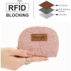 image:imageMontana West Wrangler Small Keychain Wallet for Women RFID Blocking Credit Card Holder Floral Tooling Coin Purse Coffee WG338W1021CFFloral Dark Pink with Keychain
