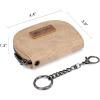image:imageMontana West Wrangler Small Keychain Wallet for Women RFID Blocking Credit Card Holder Floral Tooling Coin Purse Coffee WG338W1021CFFloral Tan with Keychain