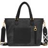 image:imageMontana West American Flag Tote Bag for Women Vintage Patriotic Western Shoulder Purse with Braided Top HandlesBlack