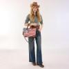 image:imageMontana West American Flag Tote Bag for Women Vintage Patriotic Western Shoulder Purse with Braided Top HandlesJean