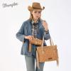 image:imageMontana West Wrangler Wristlet Wallets for Women Clutch Purse RFID Blocking Wallet Credit Card HolderAmber Brown