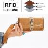 image:imageMontana West Wrangler Wristlet Wallets for Women Clutch Purse RFID Blocking Wallet Credit Card HolderAmber Brown