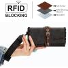 image:imageMontana West Wrangler Wristlet Wallets for Women Clutch Purse RFID Blocking Wallet Credit Card HolderBlack