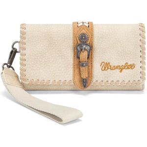 image:imageMontana West Wrangler Wristlet Wallets for Women Clutch Purse RFID Blocking Wallet Credit Card HolderTan