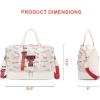image:imageTexas Tech Duffel Gym Bag with Shoe amp Wet Compartment Texas Tech Overnight Travel Bag for Fan Graduation Gift  Beige NCTTU008BGBeige