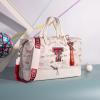 image:imageTexas Tech Duffel Gym Bag with Shoe amp Wet Compartment Texas Tech Overnight Travel Bag for Fan Graduation Gift  Beige NCTTU008BGBeige