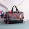 image:imageTexas Tech Duffel Gym Bag with Shoe amp Wet Compartment Texas Tech Overnight Travel Bag for Fan Graduation Gift  Beige NCTTU008BGBlack