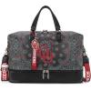image:imageTexas Tech Duffel Gym Bag with Shoe amp Wet Compartment Texas Tech Overnight Travel Bag for Fan Graduation Gift  Beige NCTTU008BGBlack