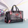 image:imageTexas Tech Duffel Gym Bag with Shoe amp Wet Compartment Texas Tech Overnight Travel Bag for Fan Graduation Gift  Beige NCTTU008BGBlack