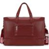 image:imageTexas Tech Duffel Gym Bag with Shoe amp Wet Compartment Texas Tech Overnight Travel Bag for Fan Graduation Gift  Beige NCTTU008BGBurgundy