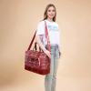 image:imageTexas Tech Duffel Gym Bag with Shoe amp Wet Compartment Texas Tech Overnight Travel Bag for Fan Graduation Gift  Beige NCTTU008BGBurgundy