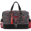 image:imageTexas Tech Duffel Gym Bag with Shoe amp Wet Compartment Texas Tech Overnight Travel Bag for Fan Graduation Gift  Beige NCTTU008BGBlack