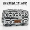 image:imageMontana West X Wrangler Travel Makeup Bag Portable Cosmetic Bag Makeup Pouch for Women Large Capacity Toiletry BagBlack