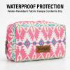 image:imageMontana West X Wrangler Travel Makeup Bag Portable Cosmetic Bag Makeup Pouch for Women Large Capacity Toiletry BagPink