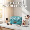 image:imageMontana West X Wrangler Travel Makeup Bag Portable Cosmetic Bag Makeup Pouch for Women Large Capacity Toiletry BagTurquoise